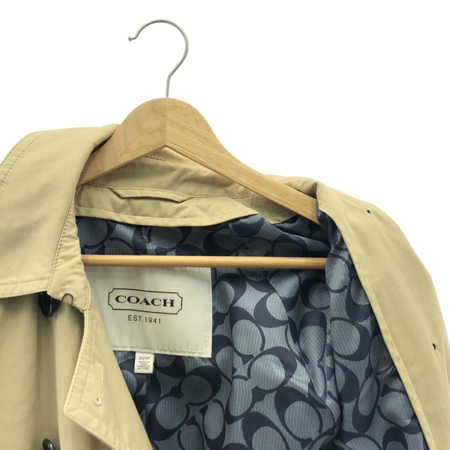 COACH / コーチ | ダブルブレスト トレンチコート XS ベージュ