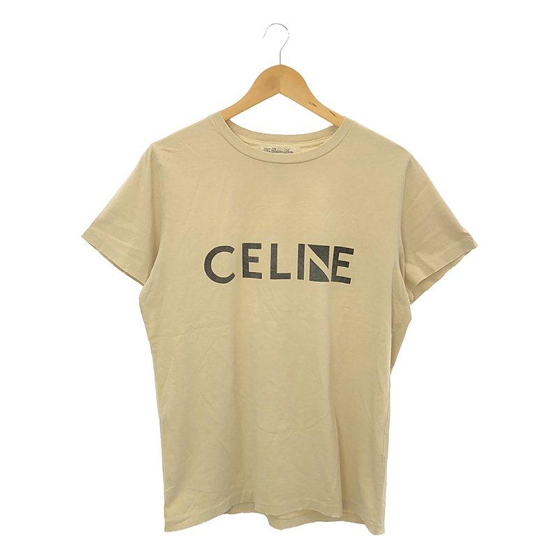 REMI RELIEF ヴィンテージ加工 CELINEロゴ プリントTシャツ L REMI RELIEF（レミ レリーフ） | ヴィンテージ加工 CELINEロゴ