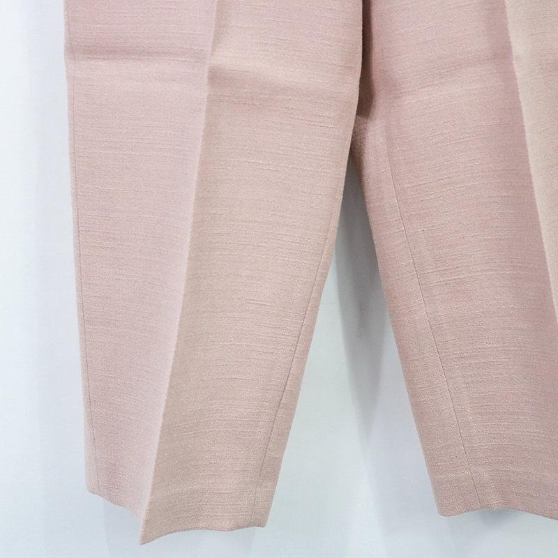 エポカ❕ ハイウエスト　クロップド丈　ワイドパンツ　お値下げ EPOCA 【美品】 / エポカ | クロップドワイドパンツ 40 ピンク