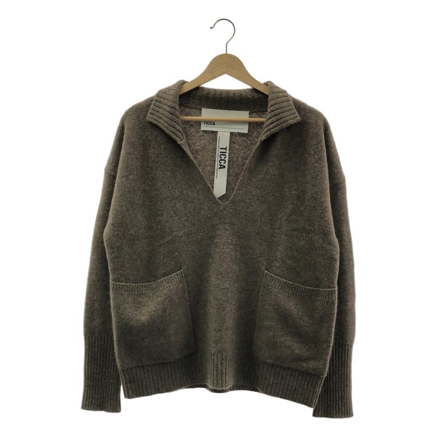 TICCA（ティッカ） ヤク スキッパー プルオーバーニット : KLD ヤフー