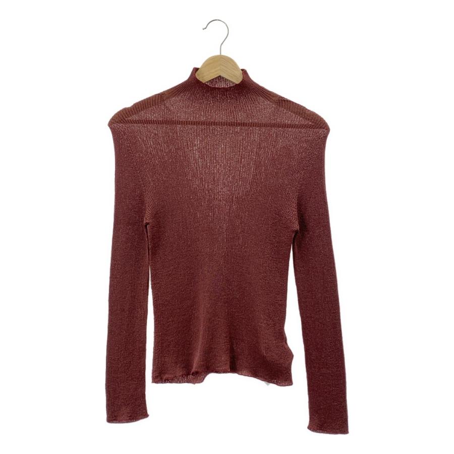 CFCL（シーエフシーエル） RIB LUCENT GLITTER MOCKNECK TOP モック