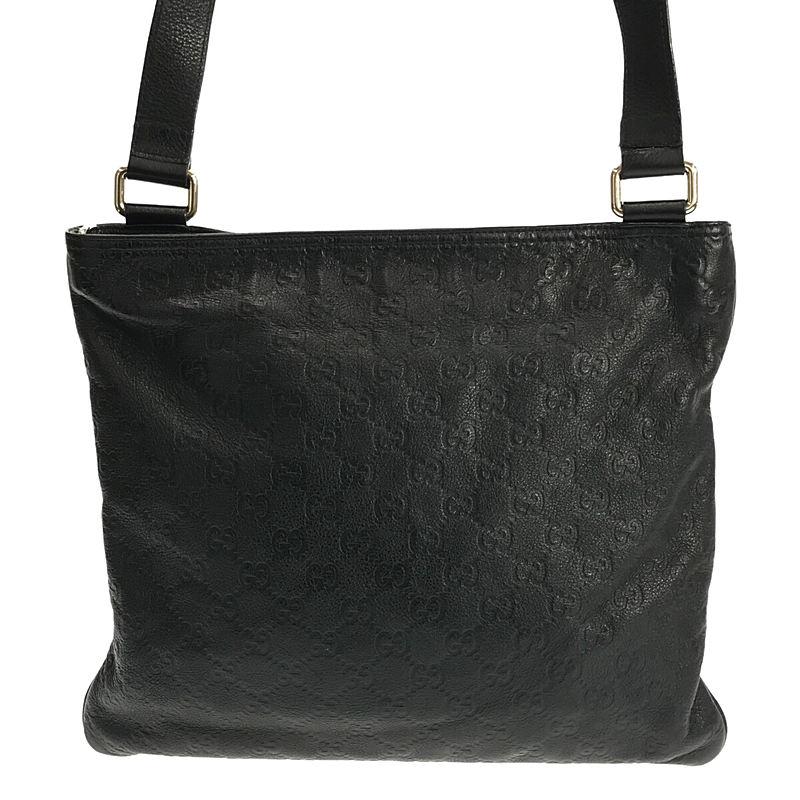 GUCCI / グッチ | 201446 グッチシマ ショルダーバッグ | ブラック | レディース GUCCI（グッチ） ショルダーバッグ グッチシマ レザー ブラック 201446