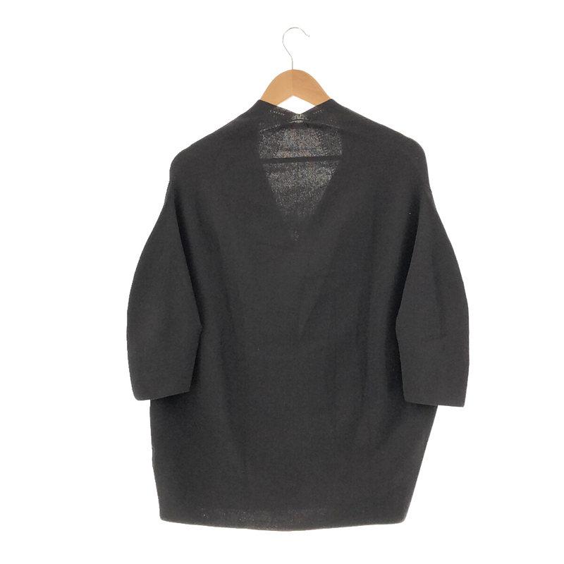 【美品】  IENA / イエナ | 2019AW | コットンストレッチ コクーンVネック袖付きプルオーバー charcoal | フリー | チャコール | レディース｜kldclothing｜04