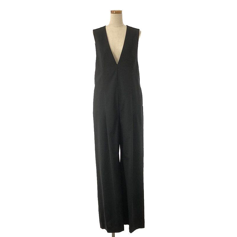 美品】 HYKE / ハイク | WEATHER V-NECK JUMPSUIT オールインワン 