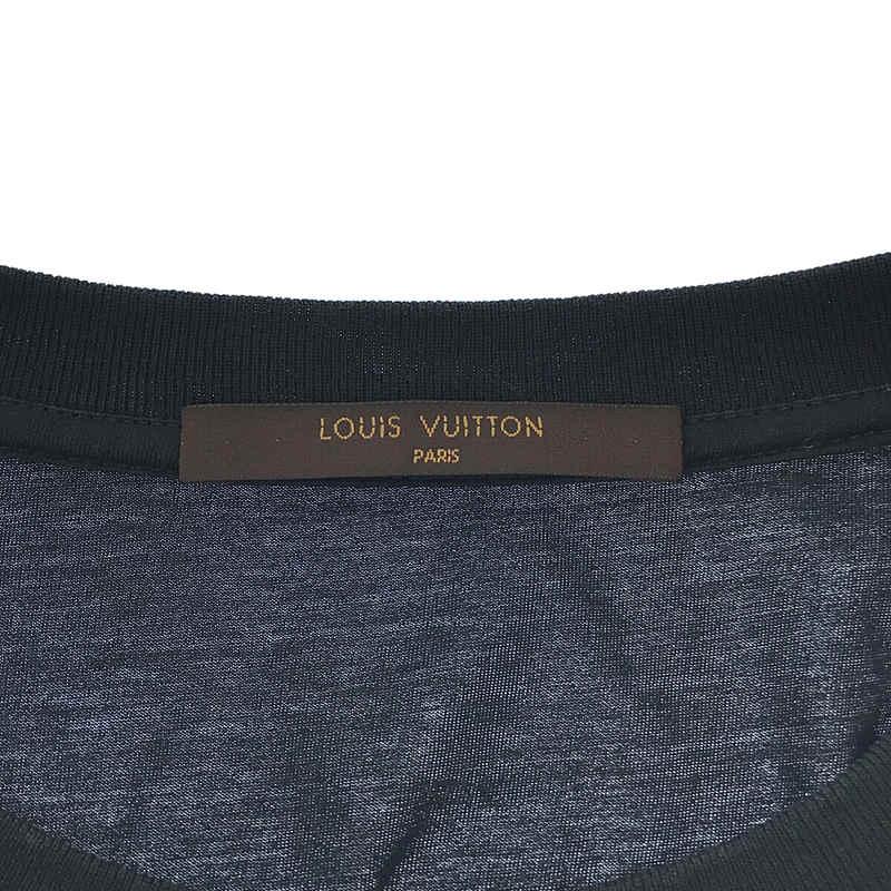 Louis Vuitton / ルイヴィトン | 刺繍メッセージロゴ クルーネック Tシャツ | M | ブラック | メンズ｜kldclothing｜05