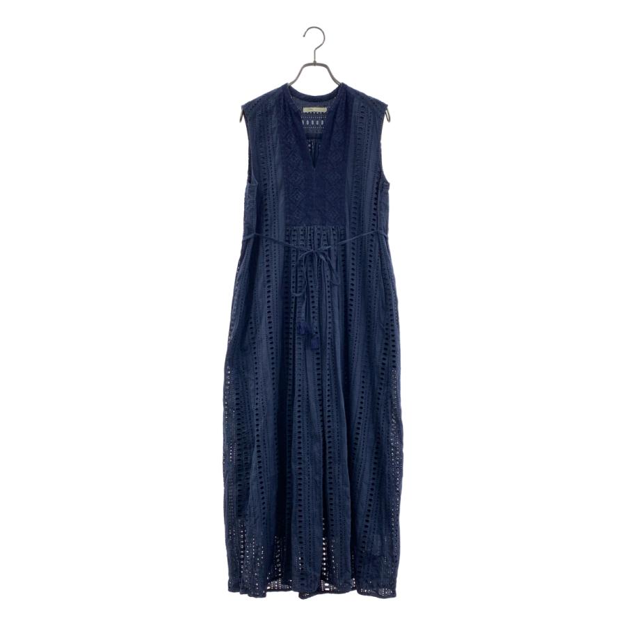 美品ヌキテパ　STRIPE CUTWORK EMBROIDERY ne Quittez pas / ヌキテパ Stripe Cutwork Embroidery Sleeveless