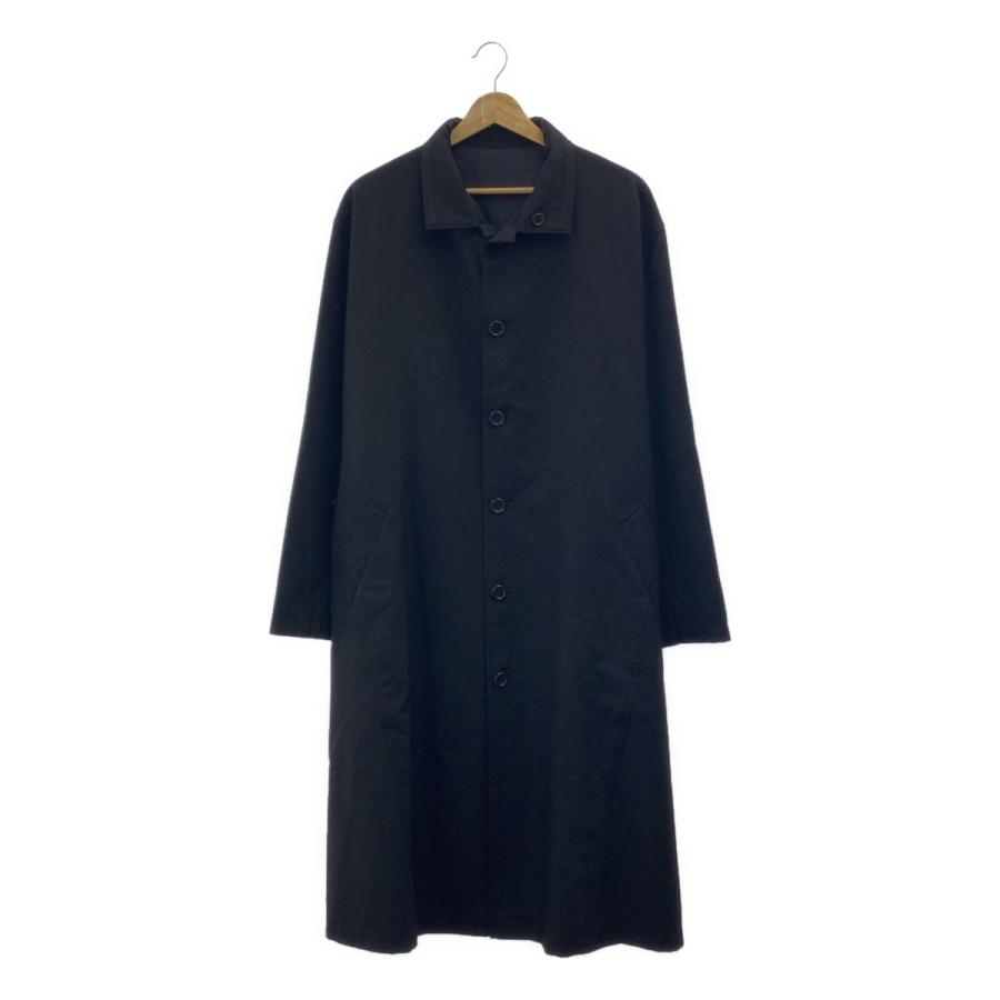 Y’s for men ワイズフォーメン ロングコート 黒 サイズ4 Yohji Y's for men / ワイズフォーメンヨウジヤマモト ウール ギャバジン