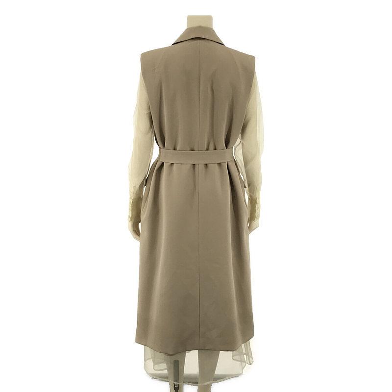 美品】 AMERI / アメリ | LONG VEST SET SHEER DRESS ベルト