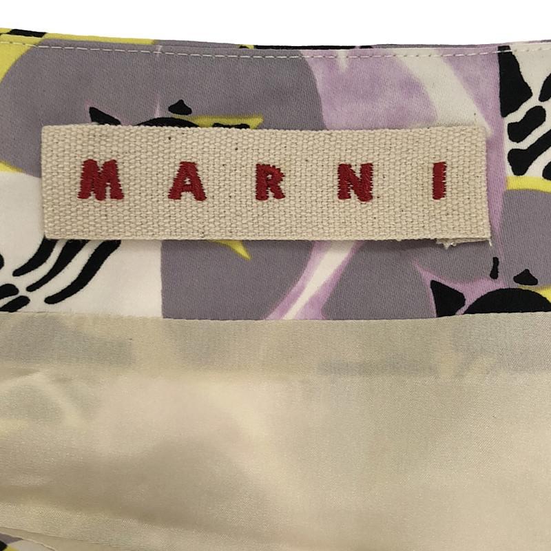 【美品】  MARNI / マルニ | デコフラワープリント フレアスカート | 36 | マルチカラー | レディース | MARNI | 05