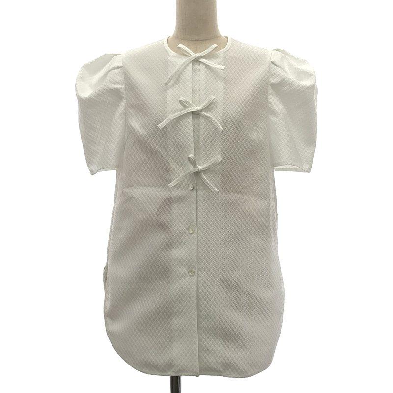 新品・タグ付き】amica kids クチュールブラウスWHITE