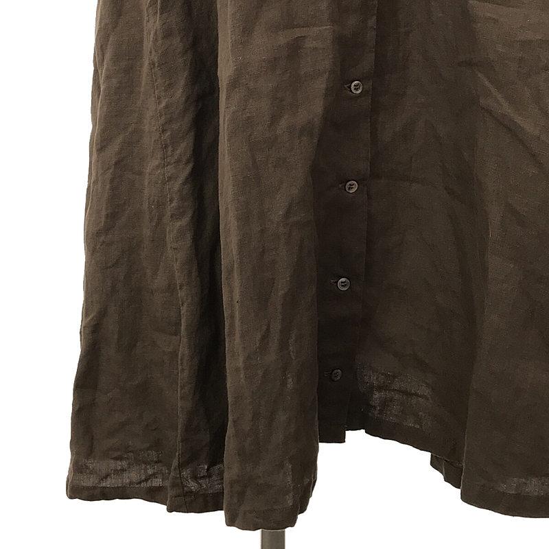 nest Robe robe / ネストローブ | 2020AW リネン タッカー付き フレア  