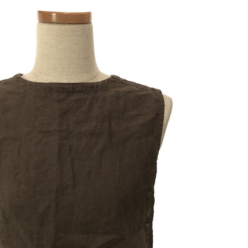 【nest Robe】ネストローブ 麻100% キーネックタックフレアワンピース 夏はリネンワンピースで。 | PRESS ROOM | nest Robe Shop Blog