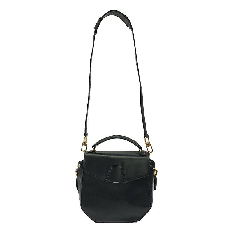 ALEXANDER WANG / アレキサンダーワン | 2WAY ゴールド サイド ジップ ショルダーバッグ | ブラック | レディース alexanderwang（アレキサンダー・ワン） | 2WAY ゴールド サイド