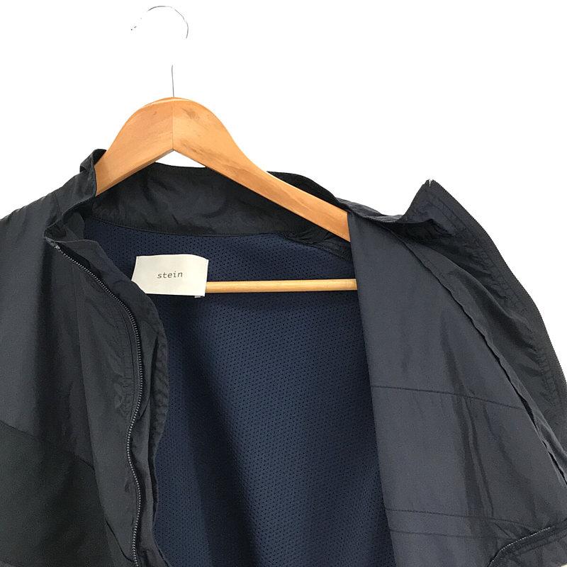 stein / シュタイン | SHIFTED TRACK JACKET ナイロン トラックジャケット | S | ネイビー | メンズ