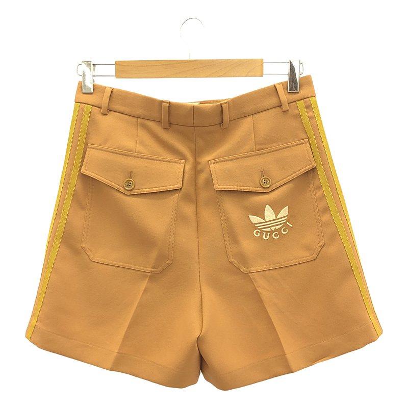 GUCCI（グッチ） 【美品】 | × adidas ポリエステル ショートパンツ 
