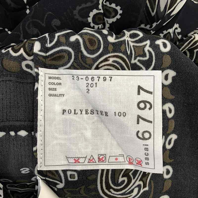sacai 【美品】 / サカイ | 2023SS Bandana Print Dress sacai 【美品】 / サカイ | 2023SS Bandana Print Dress