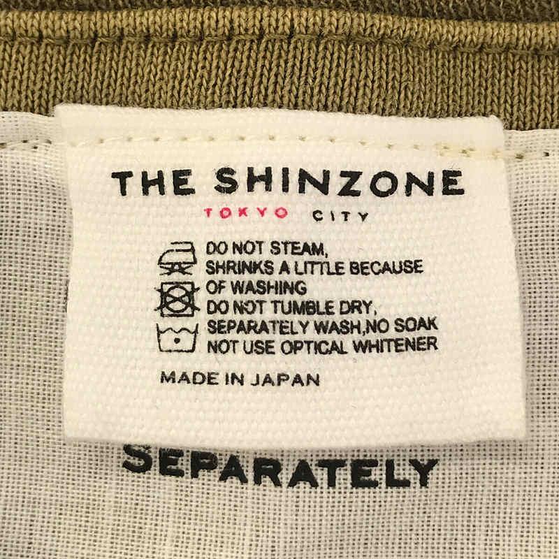 【美品】  Shinzone / シンゾーン | PIGMENT CROPPED TEE Tシャツ | F | KHAKI | レディース｜kldclothing｜05