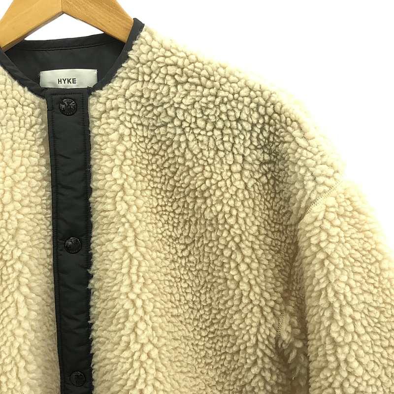 HYKE - HYKE FAUX SHEARLING JACKETボアジャケット 2024年最新版】身長別にサイズ比較！HYKE(ハイク)の名品ボアコート