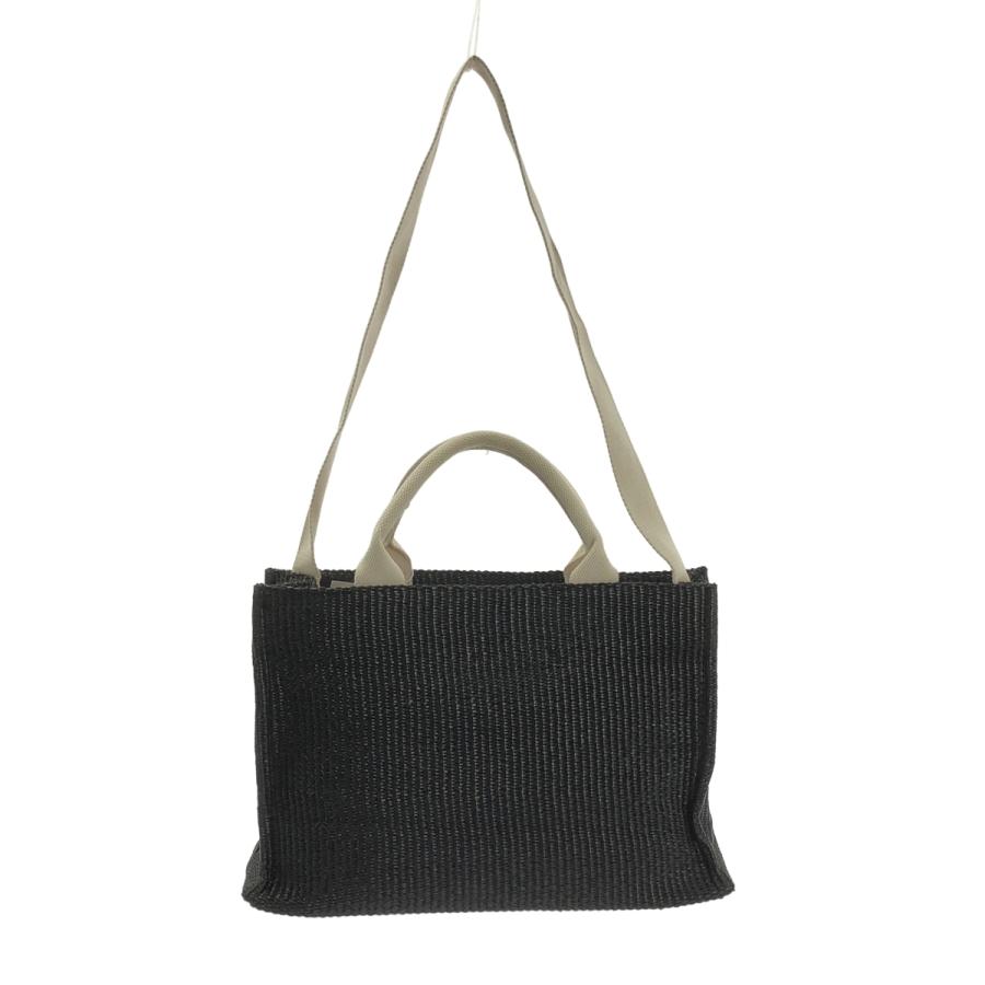 美品　MARNI マルニ ラフィア2WAYショルダーバッグ　マルニ　トートバッグ MARNI / マルニ 2way ショルダー付き ラフィア かご ロゴ ハンド