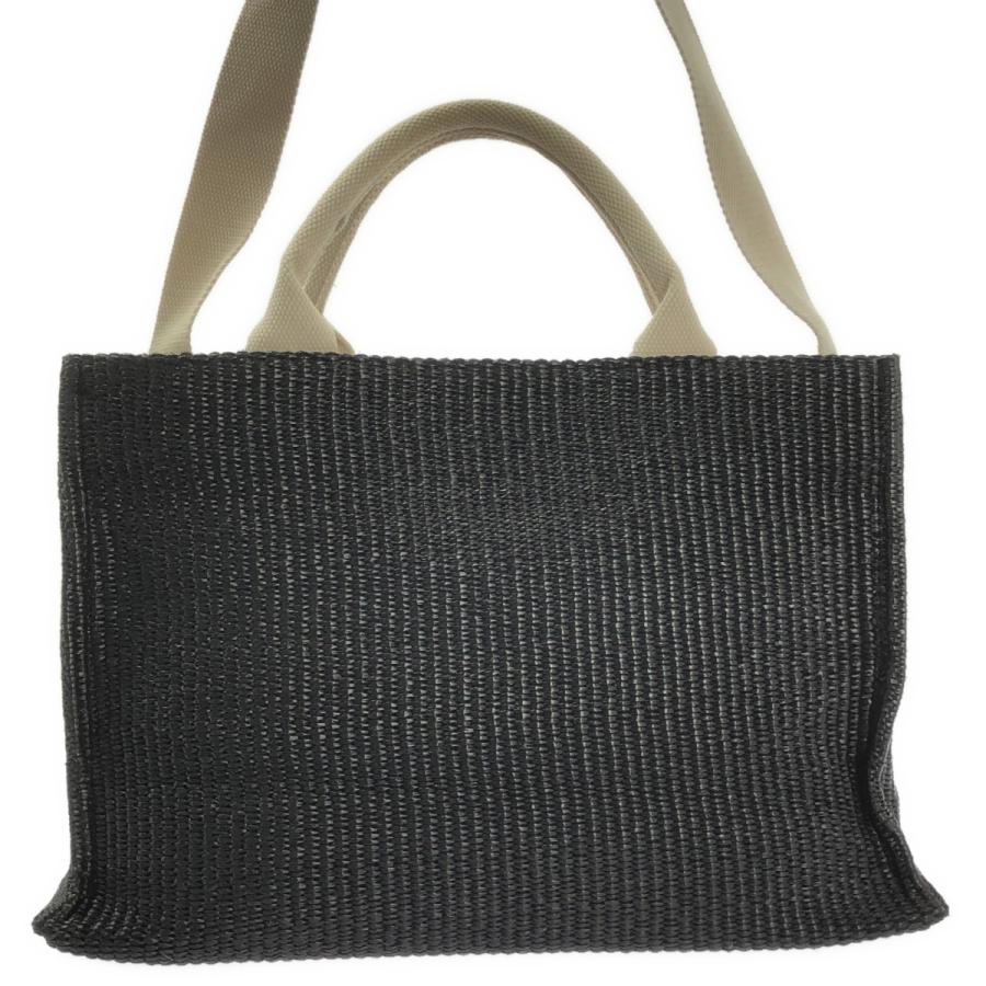 美品　MARNI マルニ ラフィア2WAYショルダーバッグ　マルニ　トートバッグ MARNI / マルニ 2way ショルダー付き ラフィア かご ロゴ ハンド