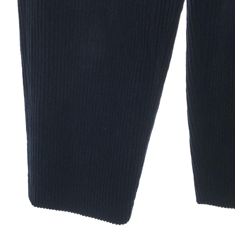 【極美品】ブラミンク コットンパンツ ネイビー 0 極美品】ブラミンク コットンパンツ ネイビー 0