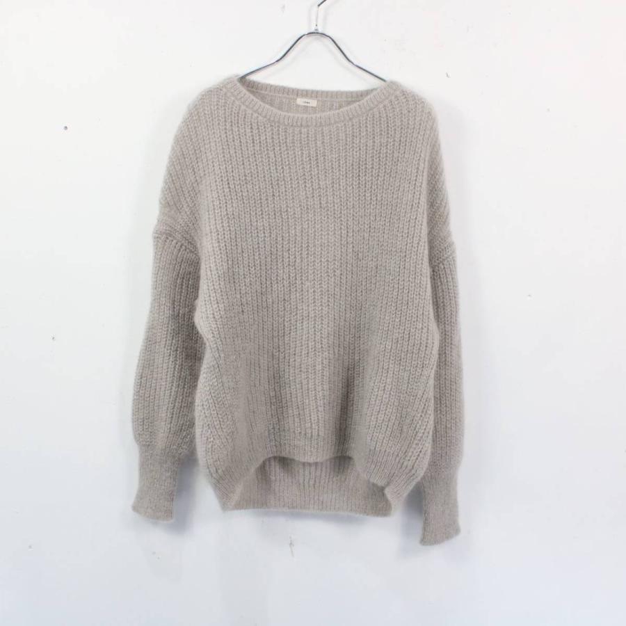 IENA - 2019AW IENA イエナ　ハイゲージワイドボートネック プルオーバー IENA（イエナ） | 2019AW | モヘヤ混ボートネックワイドプルオーバー