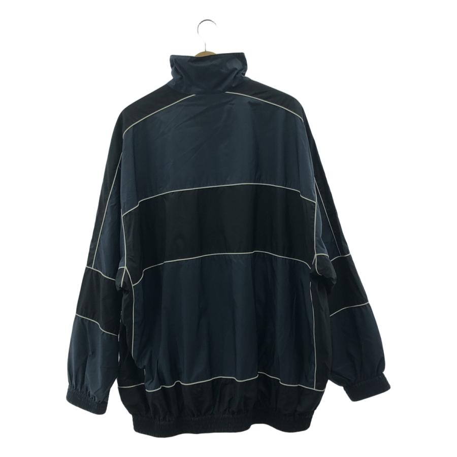BALENCIAGA ブラック ナイロンジャケット 44 BALENCIAGA | 2020 BB logo color block nylon jacket / ロゴ