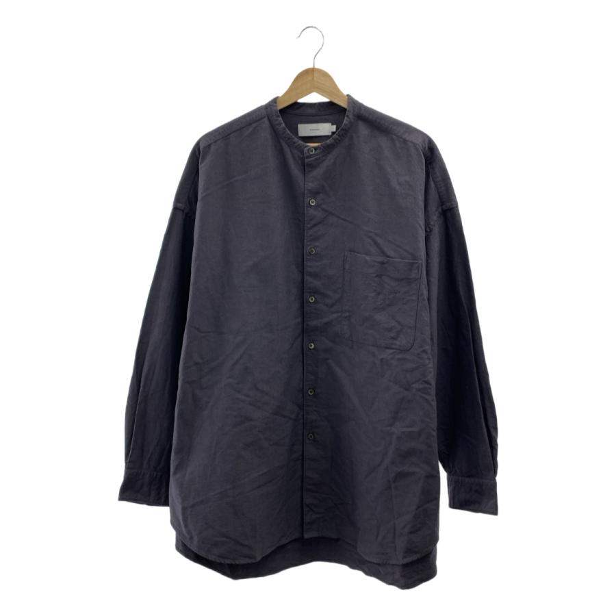 Graphpaper / グラフペーパー | 2022AW | Oxford Oversized Band Collar Shirt オックスフォード オーバーサイズド バンドカラー シャツ | 