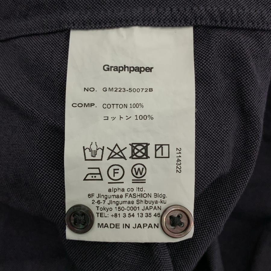 Graphpaper / グラフペーパー | 2022AW | Oxford Oversized Band Collar Shirt オックスフォード オーバーサイズド バンドカラー シャツ |  | 05