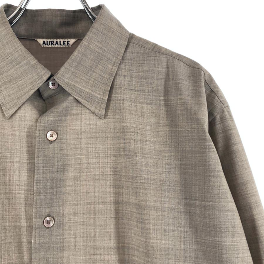 AURALEE（オーラリー） SUPER FINE TROPICAL WOOL SHIRT シャツ : KLD