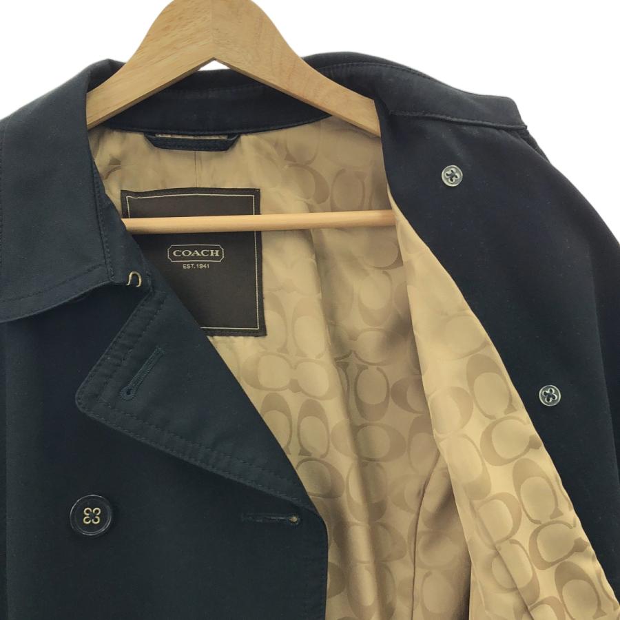 コーチ COACH ステンカラーコート　シグネチャー　裏地総柄　ロングコート COACH（コーチ） | ダブルロングコート / シグネチャーロゴ総裏地 | S