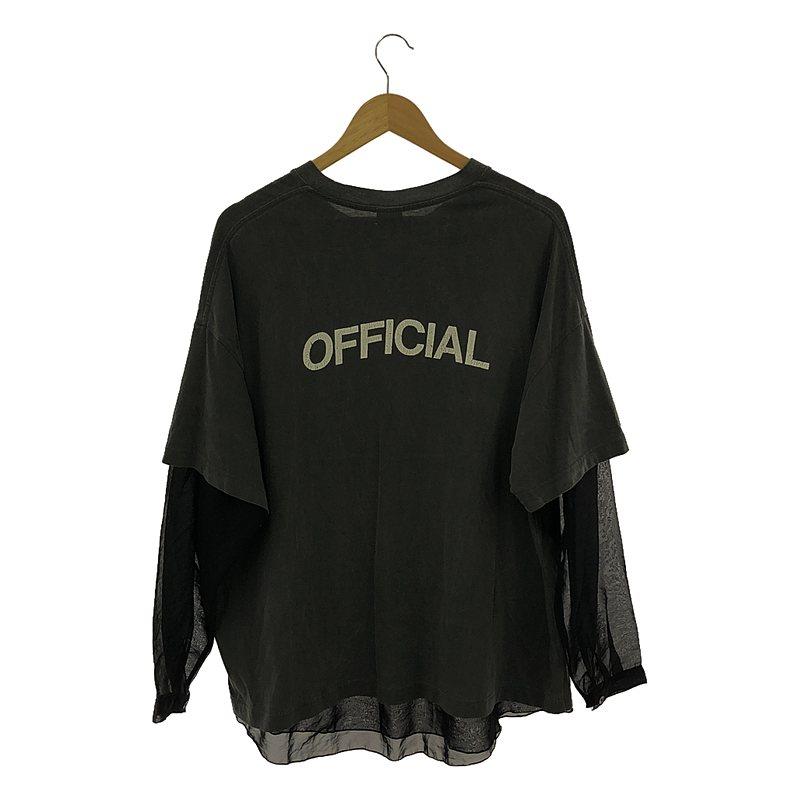 【古着】MUSE ダメージロングスリーブ 古着】MUSE ダメージロングスリーブ MUZE BLACK LABEL -【MUZE