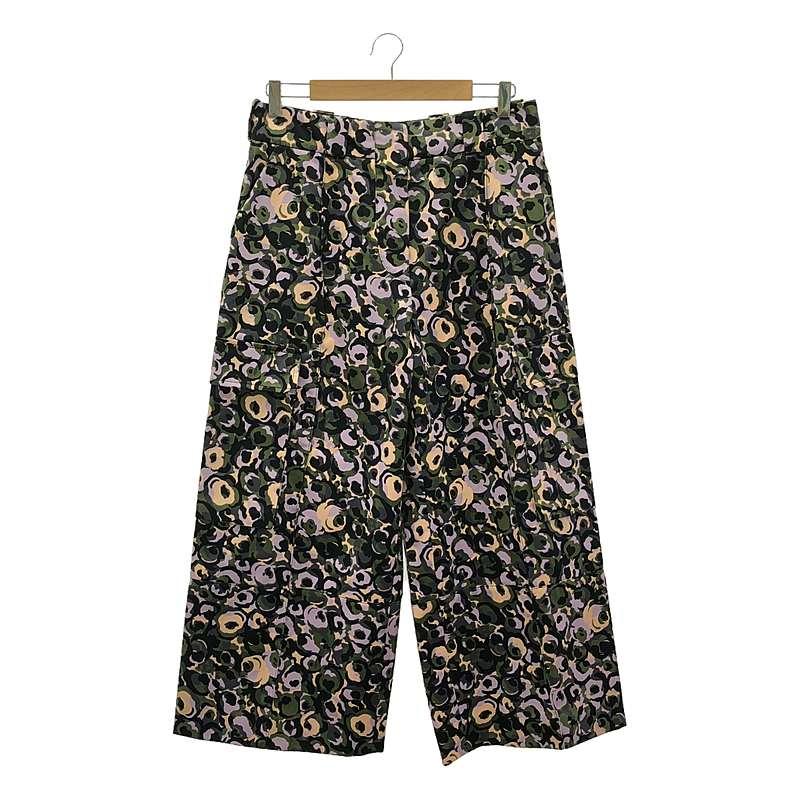 MARNI（マルニ） | コットン フラワー 花柄 ワイド パンツ | 40