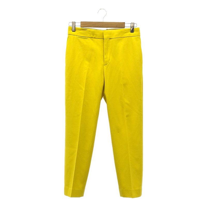 DRAWER Drawer / ドゥロワー | フラノ テーパード パンツ 36 イエロー