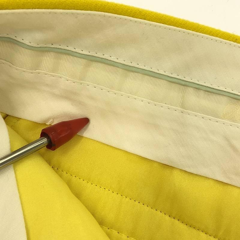 DRAWER Drawer / ドゥロワー | フラノ テーパード パンツ 36 イエロー