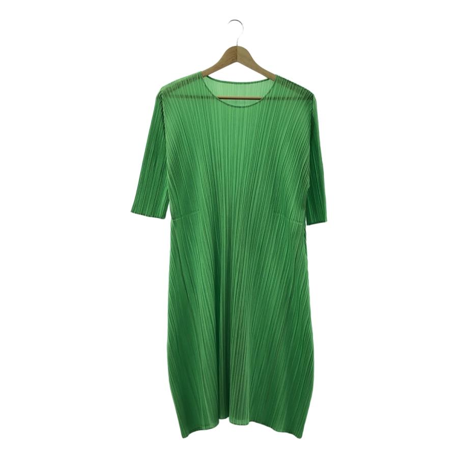 プリーツプリーズ　ワンピース　３号 プリーツプリーズ PLEATS PLEASE ワンピース ENCHANT プリント 3