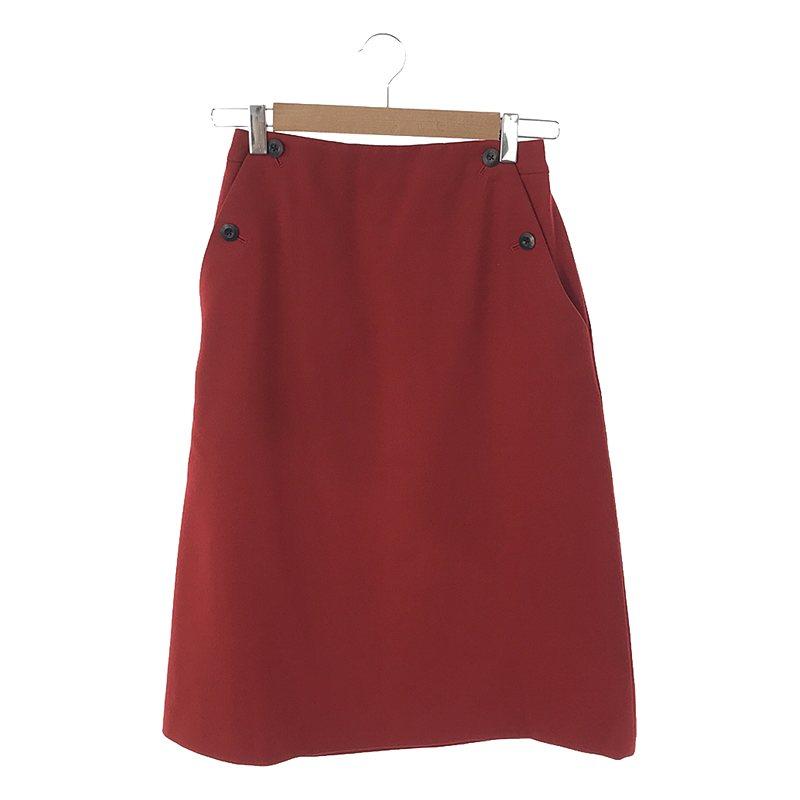 MARGARET HOWELL / マーガレットハウエル | Aライン ウールスカート  