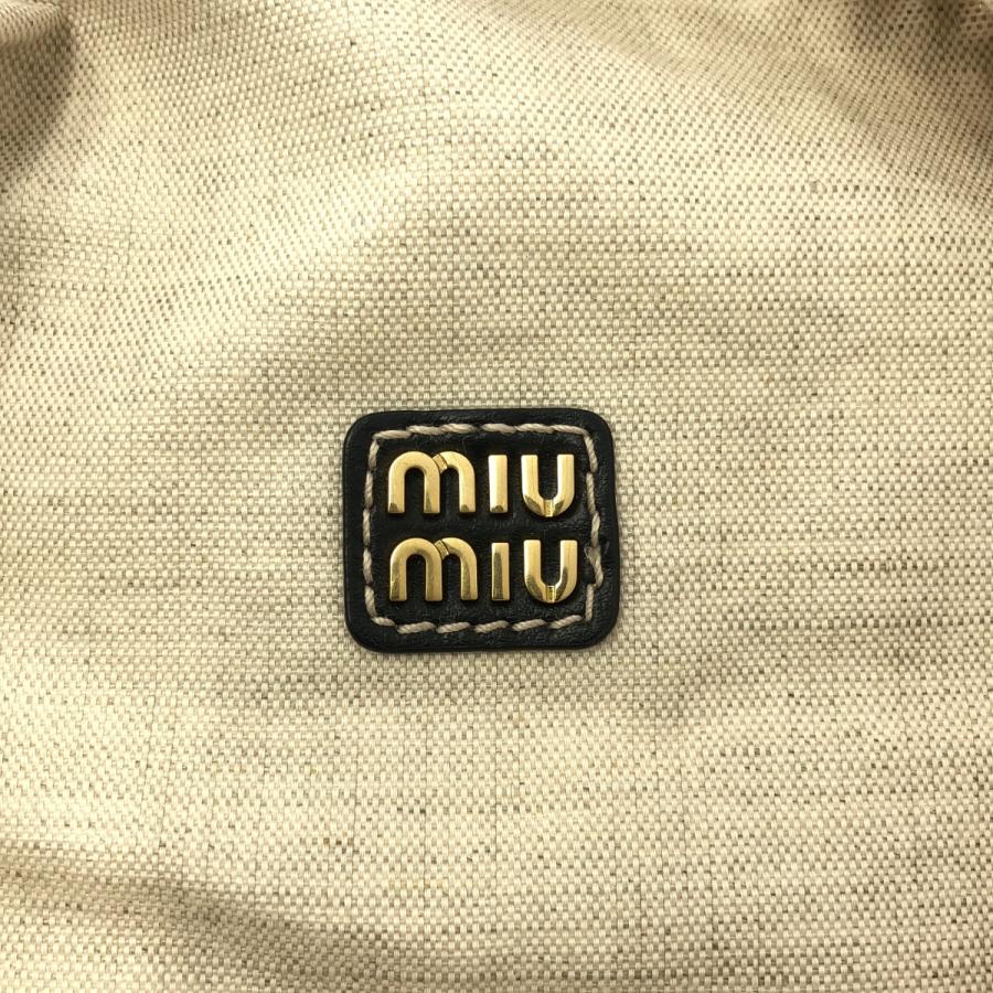 miu / ミュウミュウ IVY ラフィア エフェクト トートバッグ