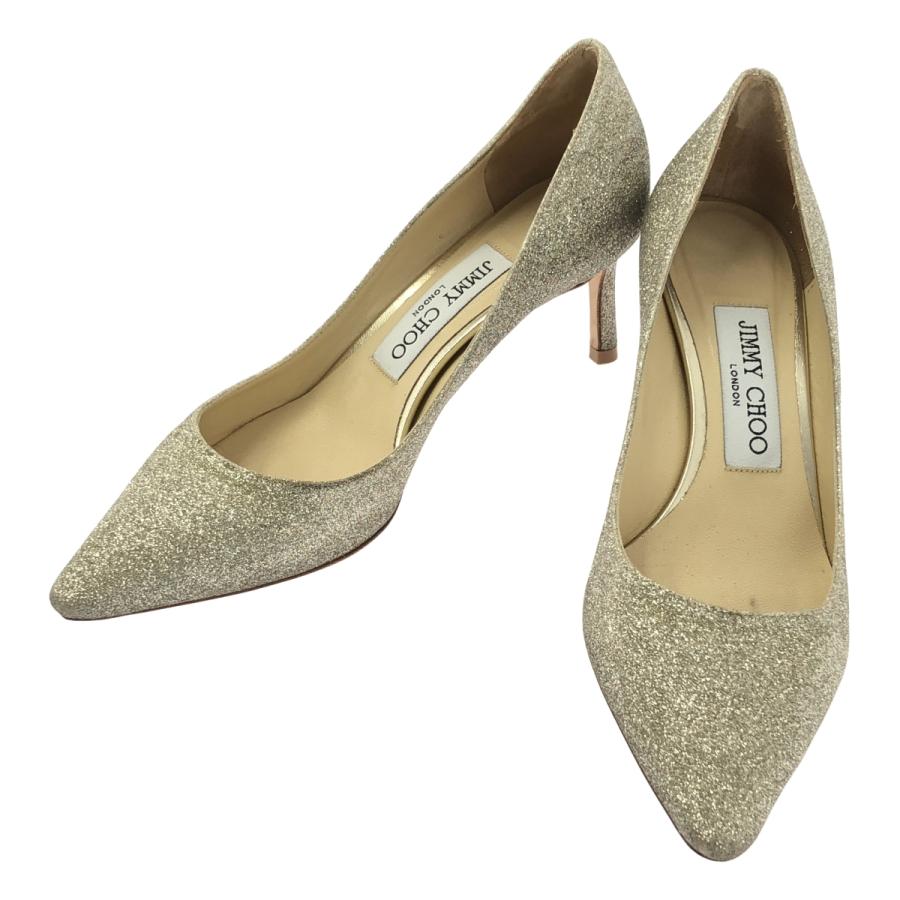 JIMMY CHOO（ジミーチュウ） ROMY 60 グリッター パンプス : KLD 