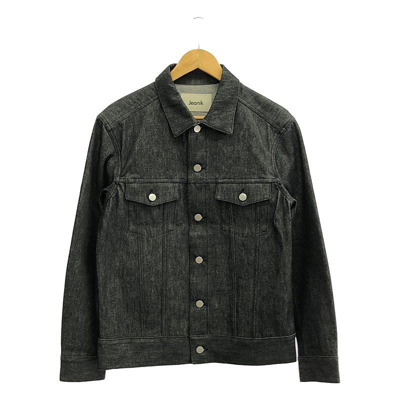 Jeanik ワンウォッシュ コットンデニムジャケット 3rdタイプ 美品】 Jeanik / ジーニック | 3rdタイプ ワンウォッシュ デニム