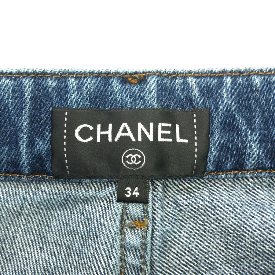 CHANEL（シャネル） 【美品】 | ペイント加工 ココマーク裾ジップ