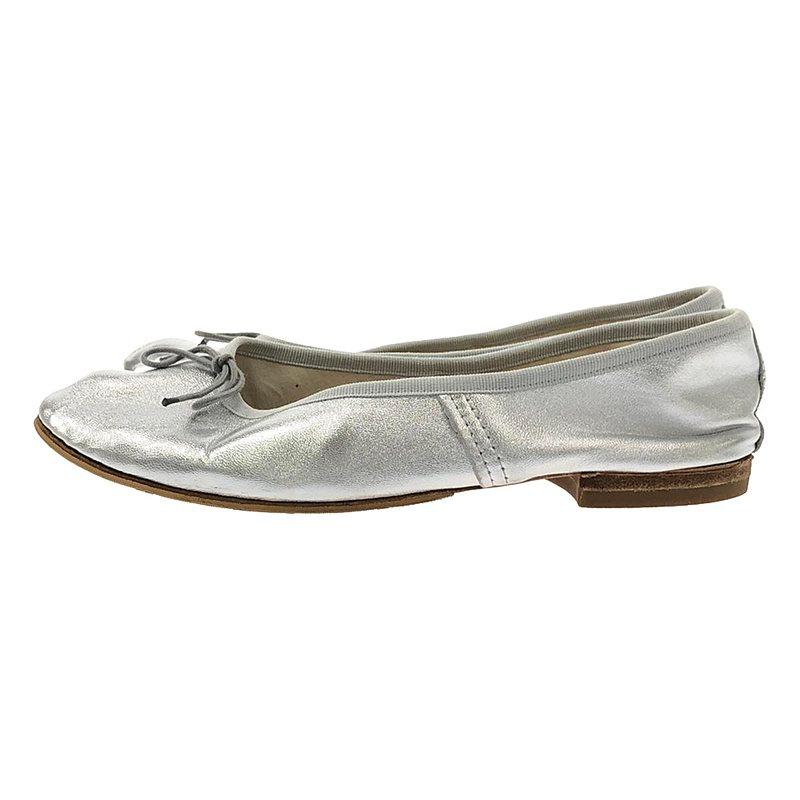 ポルセリ／シルバーバレエシューズ　39 ポルセリ／シルバーバレエシューズ39