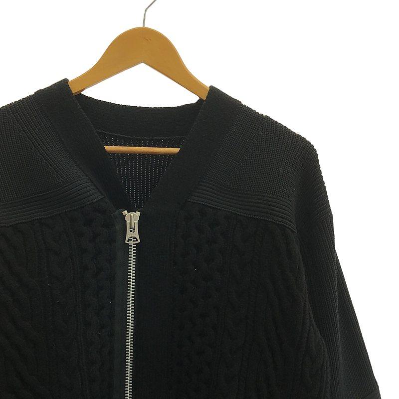 sacai 【美品】 / サカイ | 2024AW Knit Cardigan ジップアップ sacai 【美品】 / サカイ | 2024AW Knit Cardigan ジップアップ