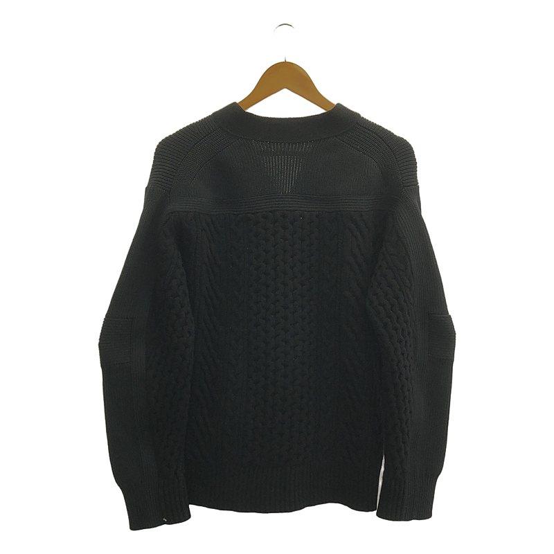 sacai 【美品】 / サカイ | 2024AW Knit Cardigan ジップアップ sacai 【美品】 / サカイ | 2024AW Knit Cardigan ジップアップ