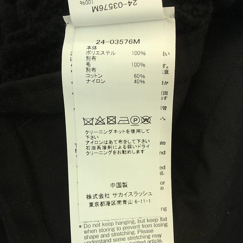 sacai 【美品】 / サカイ | 2024AW Knit Cardigan ジップアップ sacai 【美品】 / サカイ | 2024AW Knit Cardigan ジップアップ