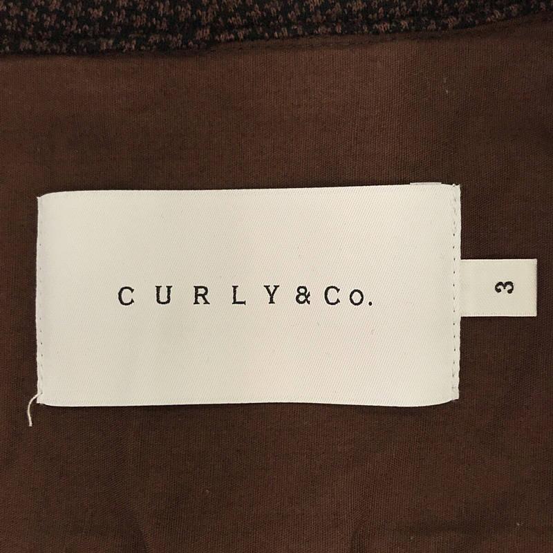 CURLY / カーリー | 千鳥格子柄 ハイネックシャツ | 3 | ブラウン | メンズ｜kldclothing｜05