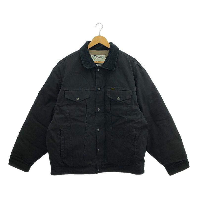 SUPREMEシュプリーム 2022AW ×Schott Canvas Down Trucker Jacketショット キャンバス ダウントラッカージャケット【XL】【MJKA80180】 Supreme（シュプリーム） | 2022AW | × Schott / ショット Canvas Down