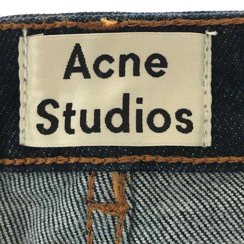 Acne Studios / アクネ ストゥディオズ | ROW FIVE コットン ストレッチ 5P スキニー デニム パンツ | 23 / 32 | ネイビー | レディース｜kldclothing｜06