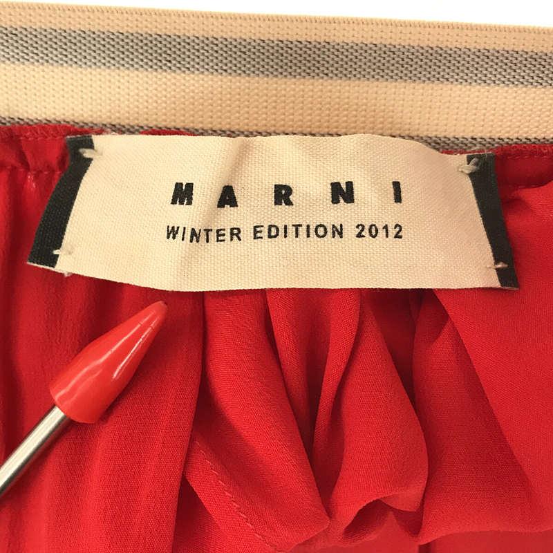 MARNI マルニ シルクのフレアスカート。今シーズンデザイン。未使用