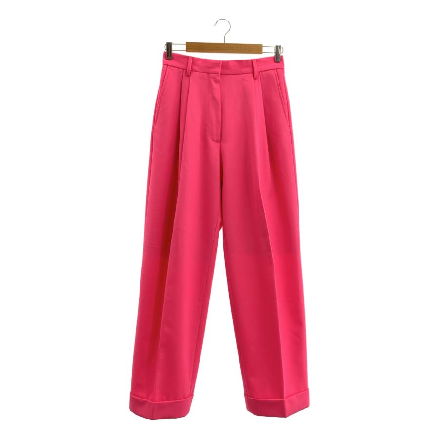 ドリスヴァンノッテン ベルテッド2タックパンツ　スラックス　ウールパンツ DRIES VAN NOTEN / ドリスヴァンノッテン | ウール 2タック